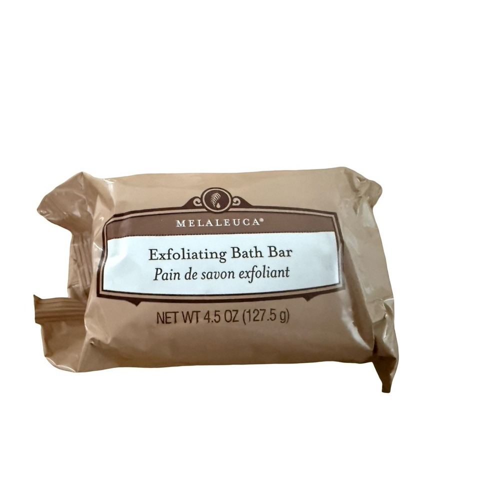 Melaleuca Exfoliating Bath Bar Soap 4.5 oz 127.5g Gentle Exfoliant Body Cleanser